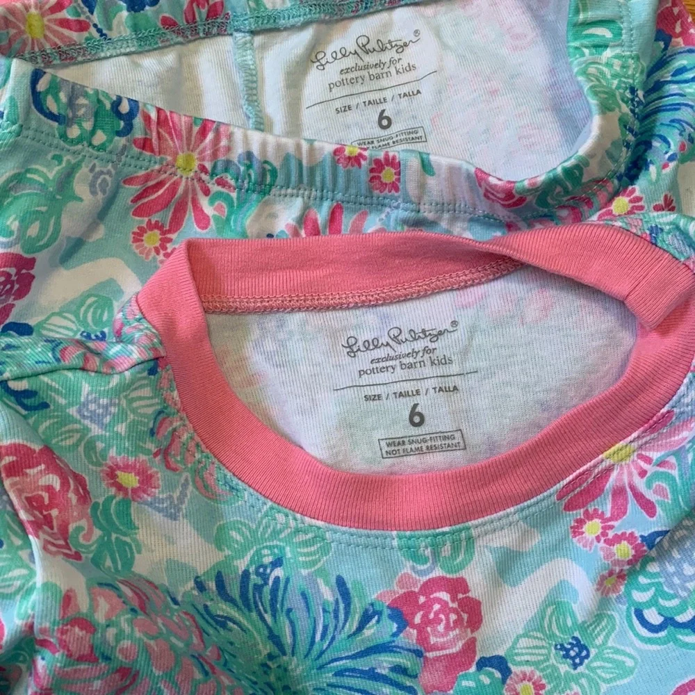 Pottery Barn Kids X Lilly Pulitzer Unicorn Pajama Set - Picture 8 of 8